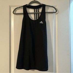 Adidas grey racer back tank